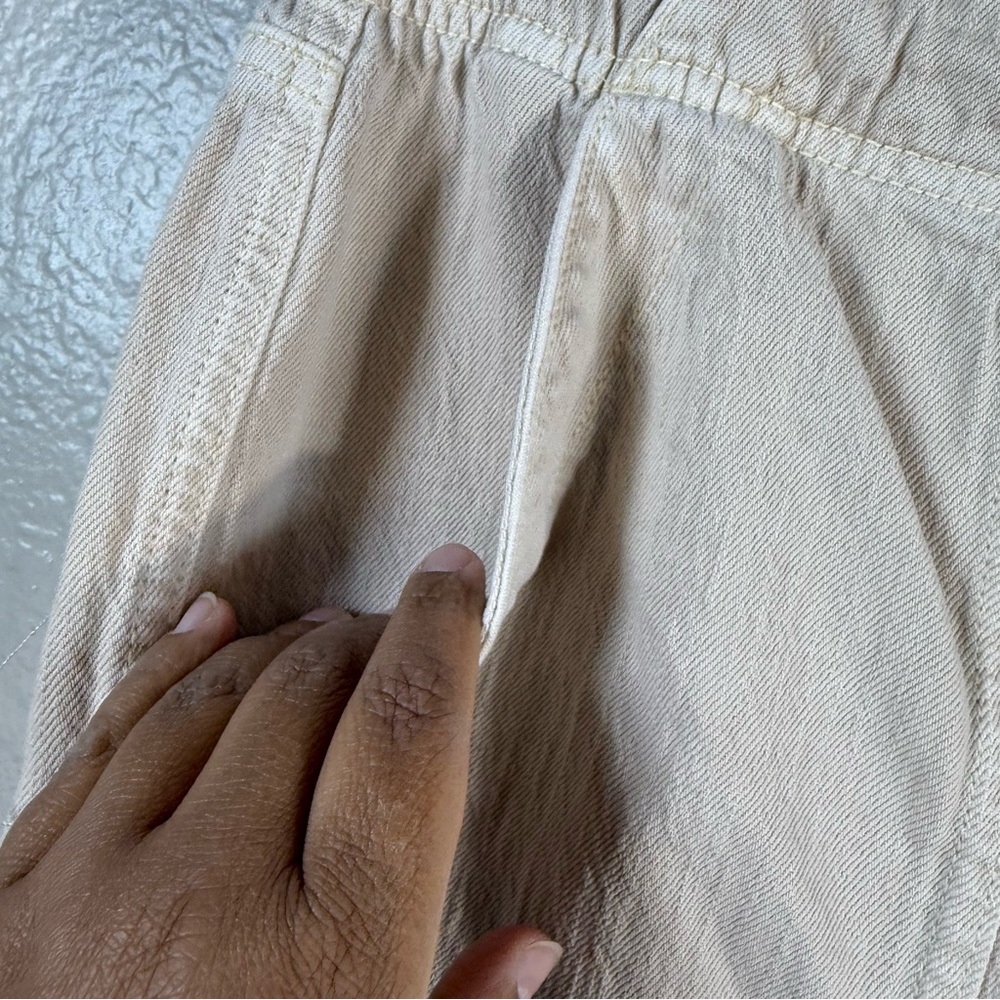 American Eagle Beige Drawstring Jogger Pants Sz:16 - image 8